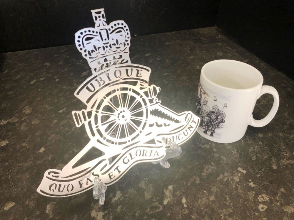 Royal Artillery Gun Sideboard Display