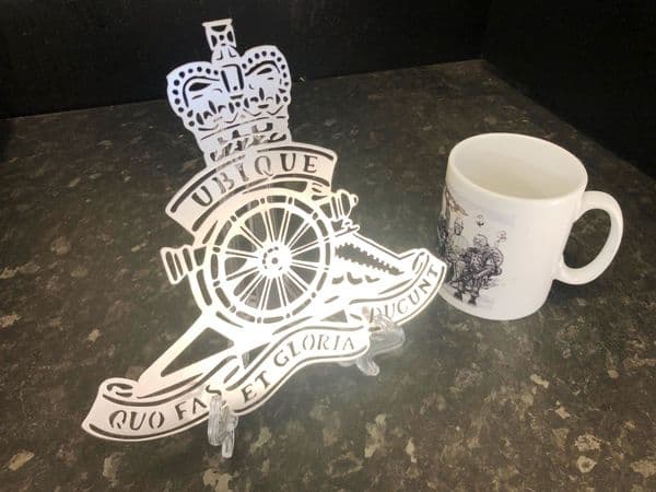 Royal Artillery Gun Sideboard Display