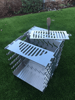 Sausage Dog Vertical Charcoal Firepit BBQ
