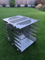 Sausage Dog Vertical Charcoal Firepit BBQ