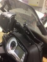 Suzuki V Strom 650cc 2014> Satnav Mounting Bracket