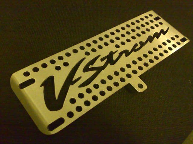 Suzuki V Strom and DL Extended Oil Cooler Cover. Fits 1000cc Models