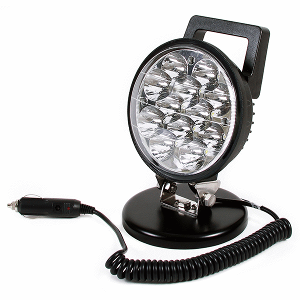 12 x 3W LED Work Lamp with Handle - 12/24V-0-420-79