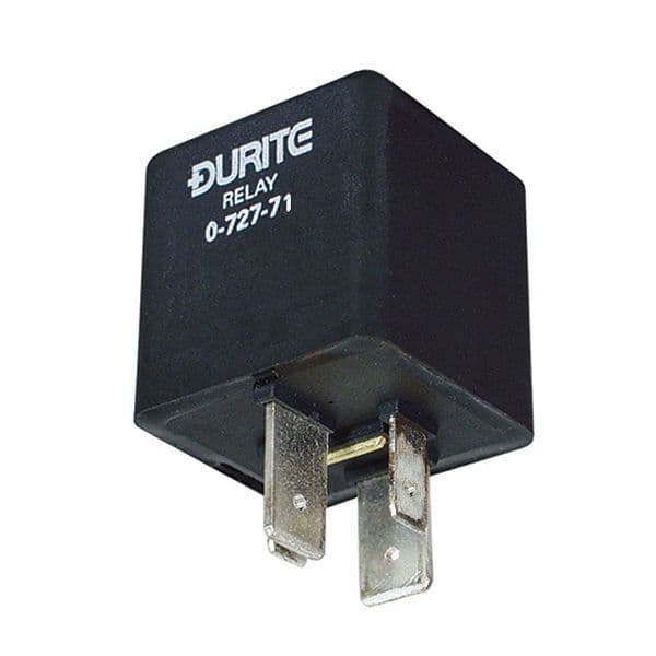12V Mini Heavy Duty Make/Break Relay - Sealed with Resistor - 70A-0-727-71