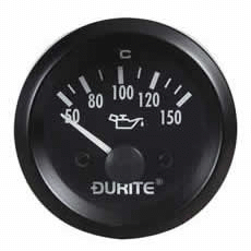 12V Oil Temperature Gauge with Sender - 52mm-0-523-15