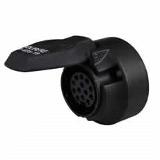 13 Pin Plastic Caravan Socket - 12V-0-695-19