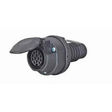 13 Pin Plastic Trailing Caravan Socket - 12V-0-695-90