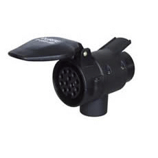 13 Pin Socket Adaptor - 13 Pin Socket to 7 Pin Plug - 12V-0-695-69