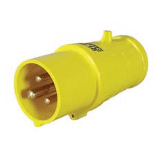 16A 110V Yellow Trailing Plug-0-698-16