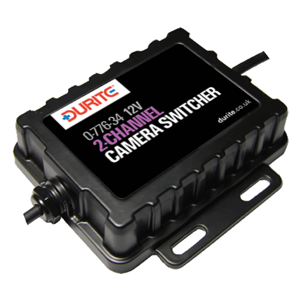 2-Channel CCTV Video & Audio Switch - 12V-0-776-34