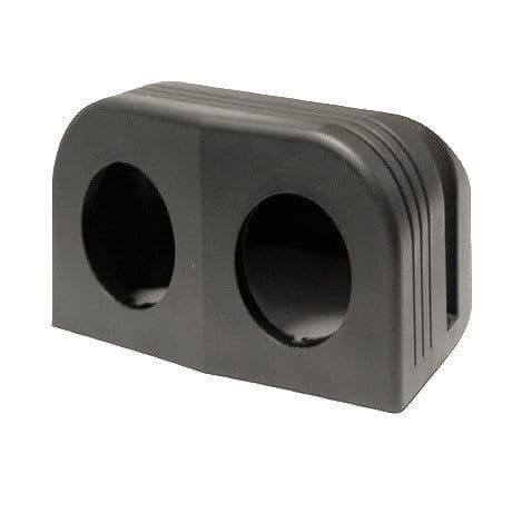 2 Hole Mounting Housing for 28mm Sockets-0-601-62