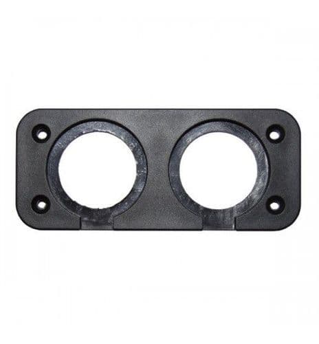 2 Hole Rear Panel Mount for 28mm Sockets-0-601-58