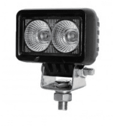 2 x 10W Compact Flood Beam LED Work Lamp With DT Connector - 12/24V      0-420-26