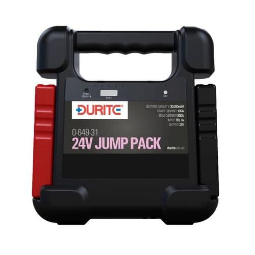 24V Jump Starter - 30,000mAH with Lithium Polymer Battery-0-649-31