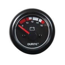 24V LED Illuminated Marine Voltmeter - 52mm-0-525-72