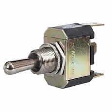 3 Way Momentary On/Off/Momentary Toggle Switch with Metal Lever - 10A at 28V-0-496-00
