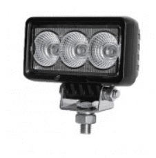 3 x 10W Compact Flood Beam LED Work Lamp With DT Connector - 12/24V 0-420-27 042027