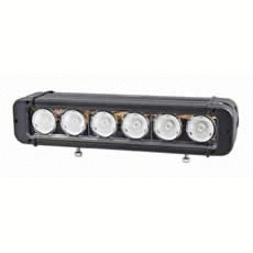 6 x 10W CREE LED Flood Light Bar with Lead and Sealed Connector - 12/24V-0-420-90