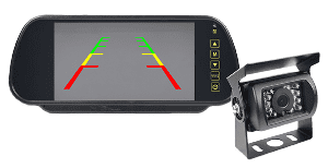 7" 1080p AHD Mirror Monitor Cam Kit (2 camera inputs, incl. 1 x 1080p CMOS camera) 0-775-00