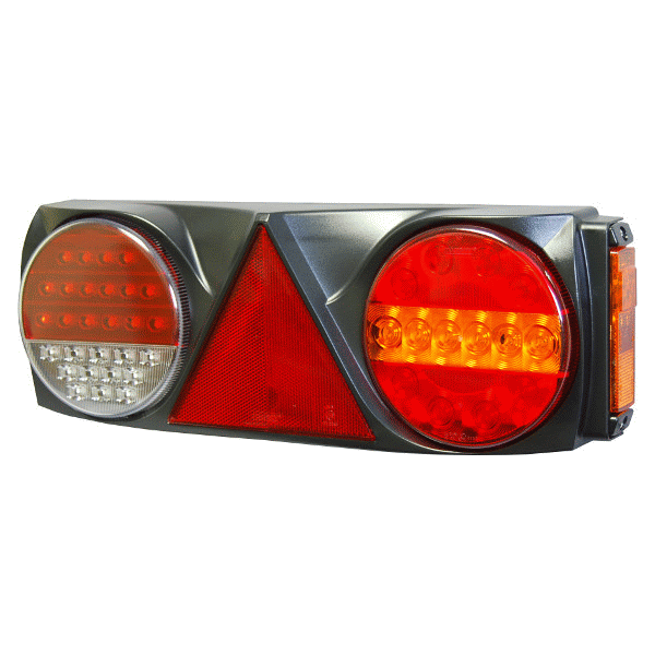 7 Function LED Commercial Trailer Rear Combination Lamp - Stop/Tail/DI ...