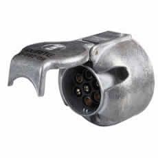 7 Pin Metal Caravan Socket with Fog Lamp Cut Out - 12V ISO 1724-5-692-09