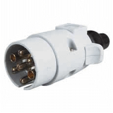 7 Pin Plastic Caravan Plug - 12V ISO 3732-0-693-66