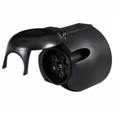 7 Pin Plastic Caravan Socket - 12V ISO 1724-0-693-19