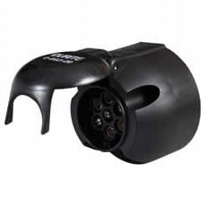 7 Pin Plastic Caravan Socket with Fog Lamp Cut Out - 12V ISO 1724-0-693-09