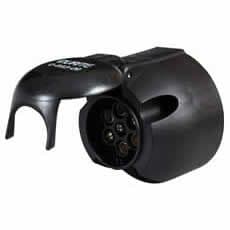 7 Pin Plastic Caravan Socket with Fog Lamp Cut Out - 12V ISO 1724-5-693-09