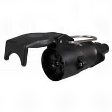 7 Pin Plastic Trailing Caravan Socket - 12V-0-693-90