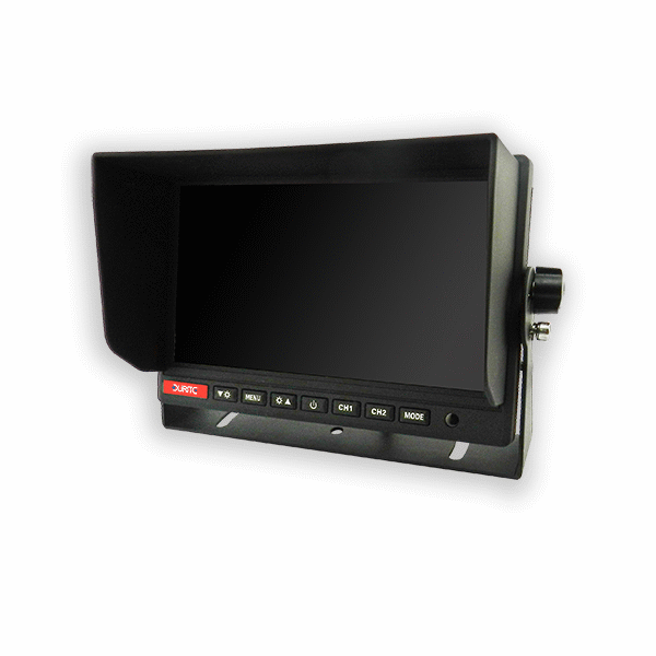 7" 2-Channel Monitor - 12/24V-0-775-52