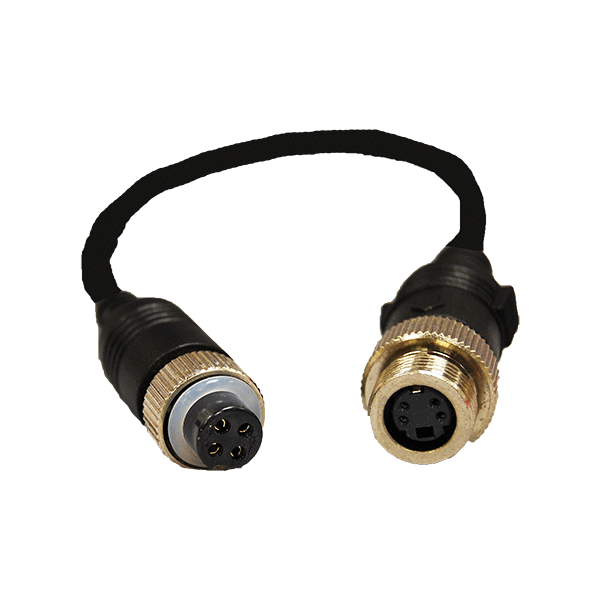 Adaptor 4 Female 4 Pin Screw Connector to Female S Video Screw Connector-0-776-88