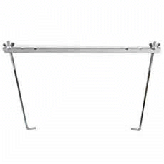 Battery Hold-Down Clamp - Plated Steel with Wing Nuts-0-087-75