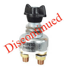 Battery Isolator with Fixed Key - 100A 24V-0-605-01