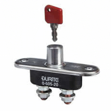 Battery Isolator with Removable Key in On or Off Position - 100A 24V-0-605-20