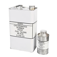 Black Chlorinated Rubber Paint - 0.5 Litre-0-316-01