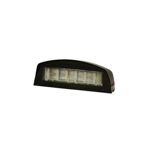 Black Plastic LED illuminated Number Plate Lamp-0-453-70