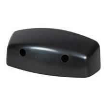 Black Plastic LED Number Plate Lamp - 12/24V-0-453-75