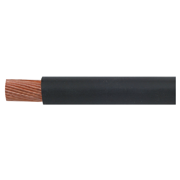 Black PVC Starter Cable - 684/0.40mm 10m-3-990-00