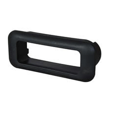 Black Rubber Grommet for 3 LED Warning Light-0-442-98