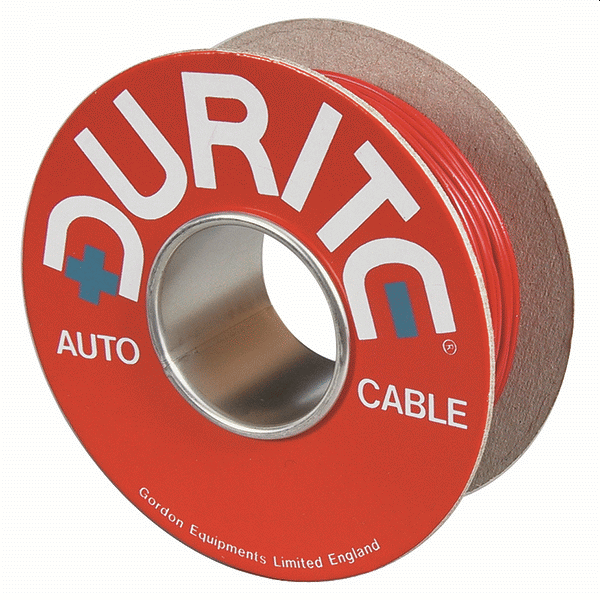 Black Single-Core Thin-Wall PVC Auto Cable - 4.5mm² x 100m-4-936-01