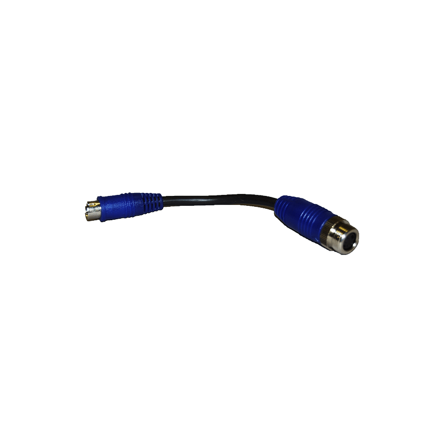 Blue CCTV Adaptor - Push-Fit Camera to Screw-Fit Lead-0-775-82