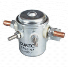 Bulkhead Make and Break Solenoid - 50A Intermittent at 24V-0-335-47