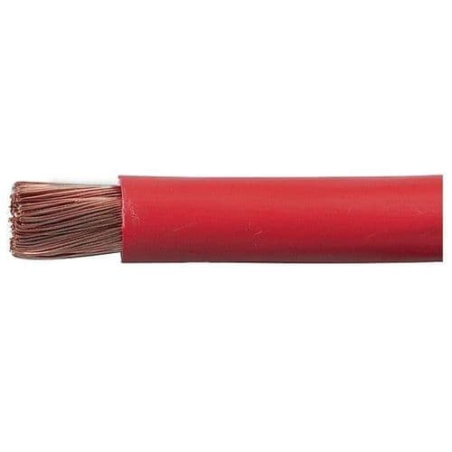 Cable Starter Flexible 224/0.30mm Red PVC 100M 4-978-05F