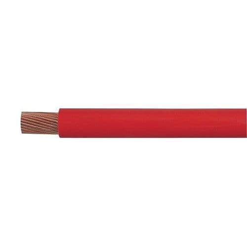 Cable Starter Flexible 315/0.40mm Red PVC 10M 0-982-15F