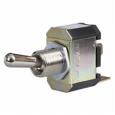 Change Over or On/Off Toggle Switch with Metal Lever - 10A at 28V-0-658-01