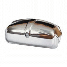 Chromed Brass Number Plate Lamp - 12V-0-453-03