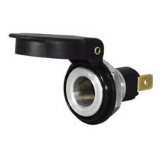 DIN Socket with Spring-Loaded Cap - 16A-0-601-29