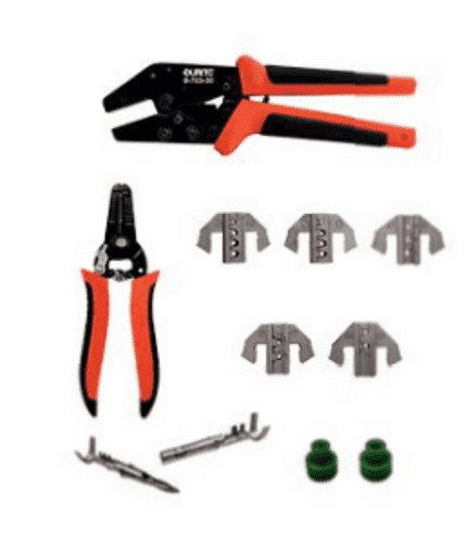 DURITE   9" PLUS QUICK CHANGE RATCHET CRIMPER KIT, FOR WP, JPT & DT. BX1   0-703-30