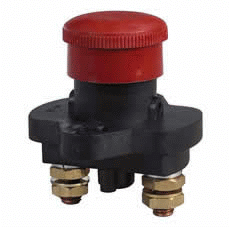 Emergency Push-Button Battery Isolator - 130A 48V-0-605-40